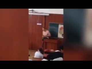 cruel dagestan teacher © video