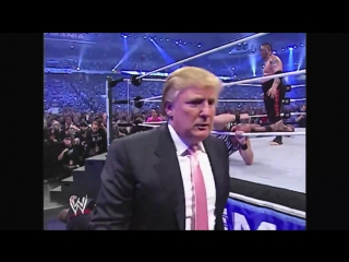 trump wrestling © video