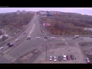 funny traffic police chase in nizhny tagil © video